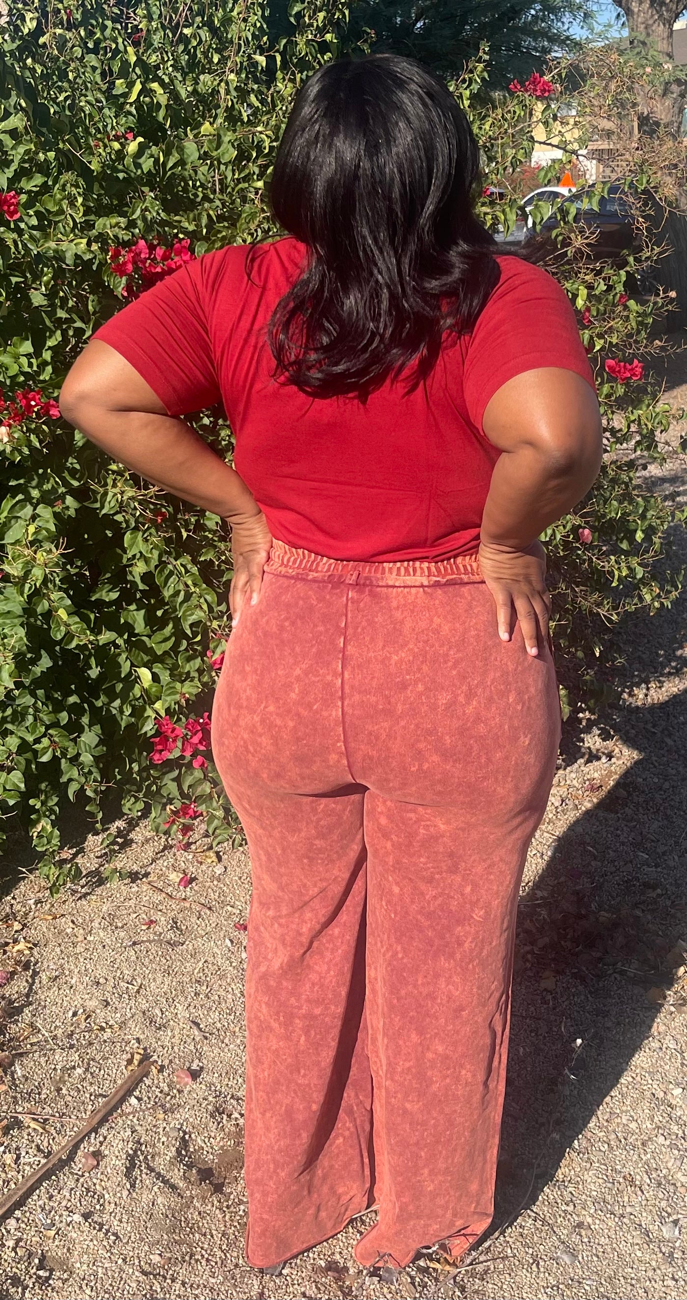 Rust Mineral Wide Leg Set