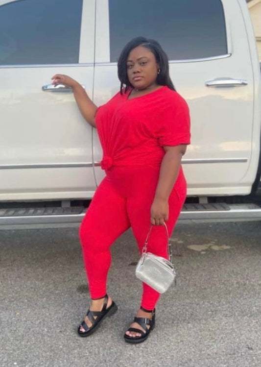 CC Round Neck Set(Ruby)